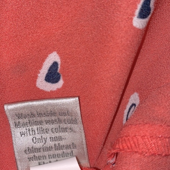 Disney a collection by Lauren Conrad sleeveless top size large heart print top - Picture 9 of 9